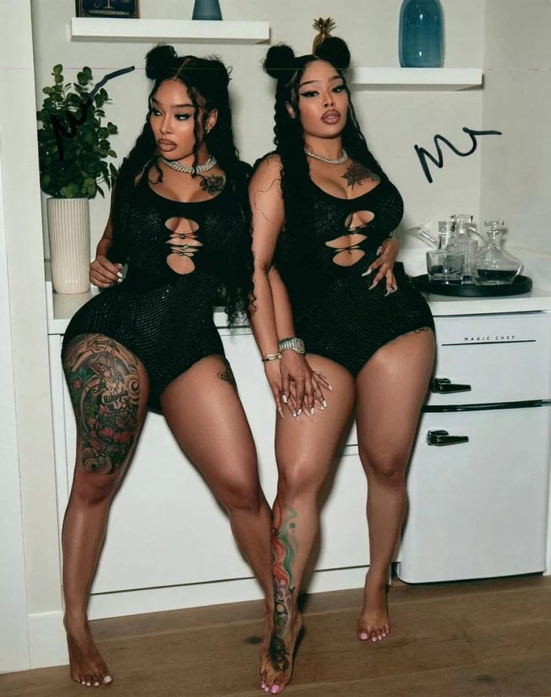 Double dose twins, Модель double dose twins, Девушка