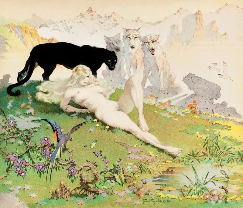 Луи икарт, Фэнтези, Европейская живопись