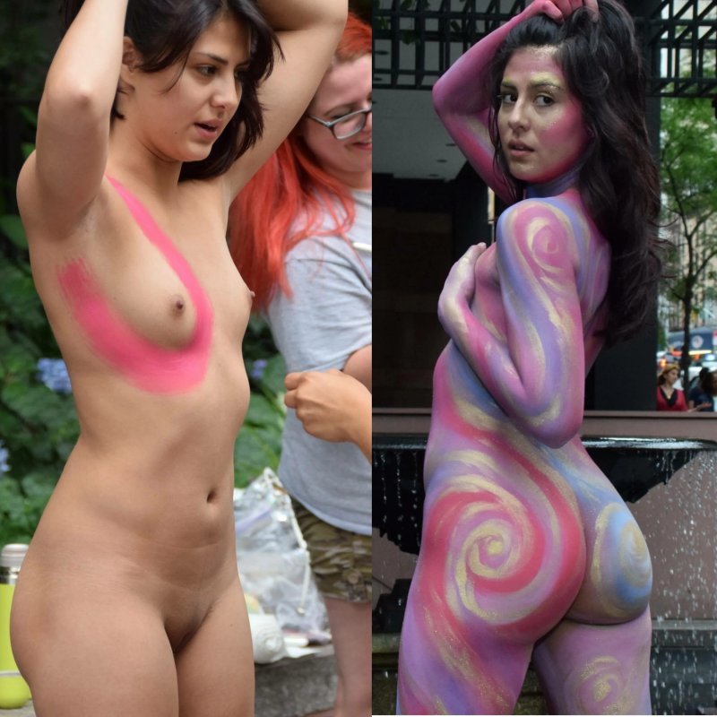 Нью йорк body paint