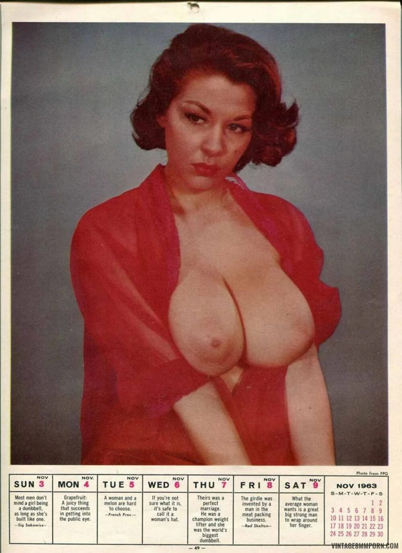 Ретро порнография софи лорен, Календарь 1956 год, Ретро