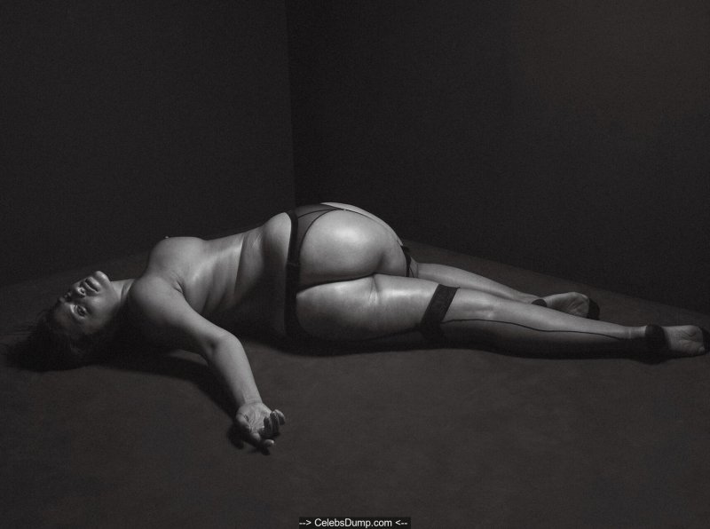 Плюс сайз эшли грэхем nude