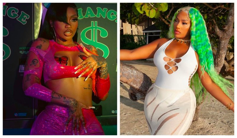 Megan thee stallion, Megan the stallion ники минаж, Минаж