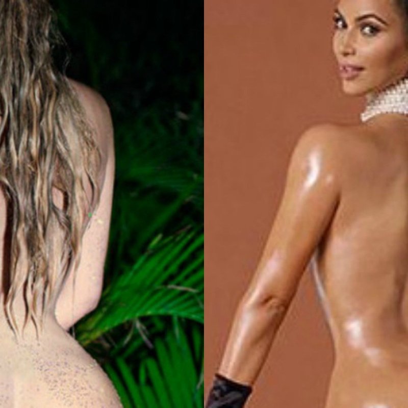 Ким кардашян попа голая, Ким кардашян (kim kardashian) голая, Попа ким кардашьян