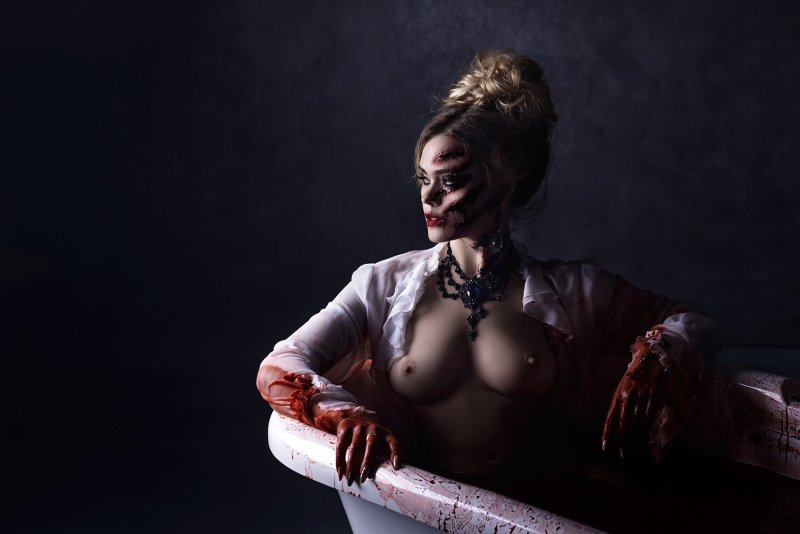 Эллина мюллер, Фотосессия в стиле вампиров, Красивые вампирши
