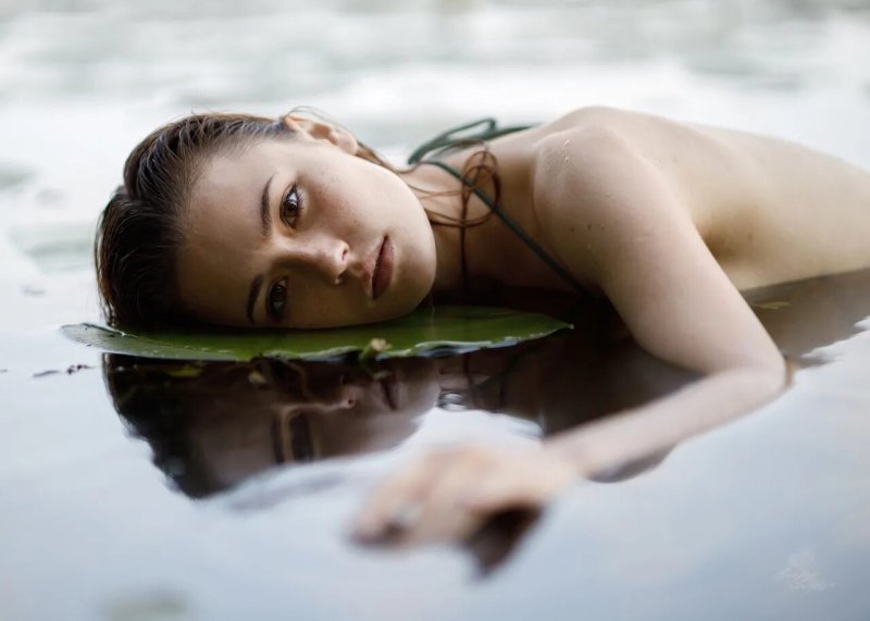 Надежда третьякова модель, Девушка озера, Девушка в воде фотосессия