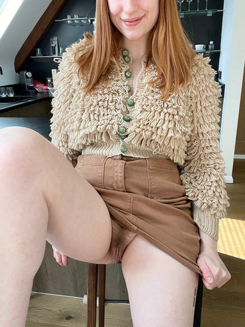 Ginger knickers hairy