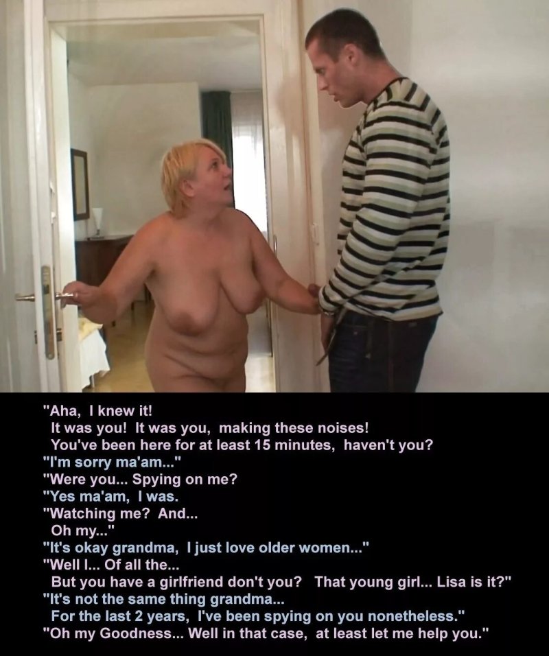 Порно, Mother caption granny grandma grandson son incest, Зрелые русские