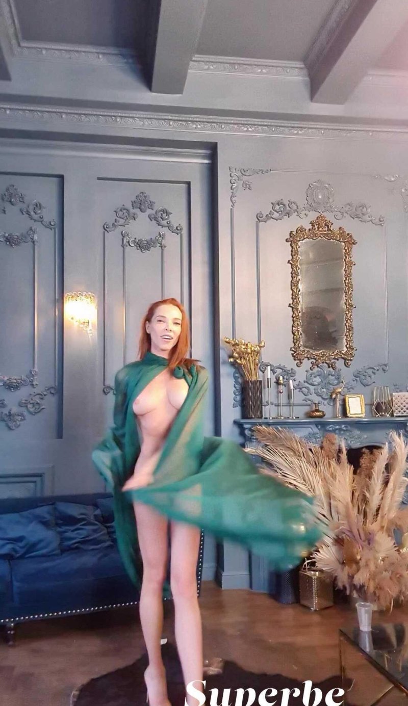 Девушка, Голые фотосессии, Рыжая девушка голая