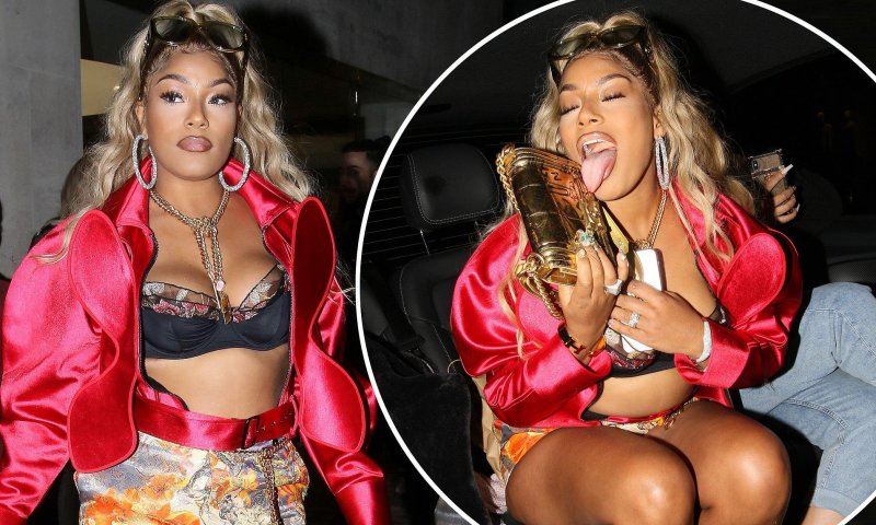 Megan thee stallion, Stefflon don, Обнаженные знаменитости