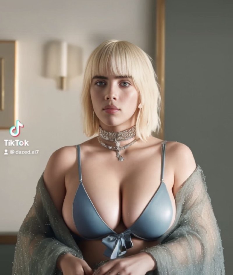 Билли айлиш, Грудь билли айлиш, Девушка билли айлиш