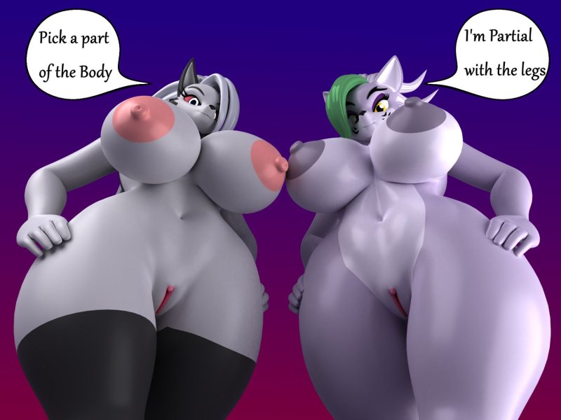 Ai-generated anthro doe: with huge breasts, Хентай, Фурри сфм