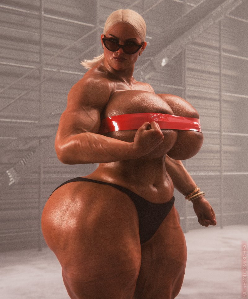 Накаченная женщина