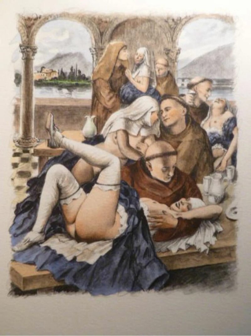 Средневековый разврат, Порно средние века, Поль-эмиль бека-paul-emile becat france (1885 – 1960) xxx