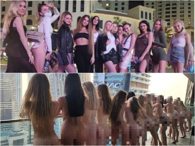 Украинки в дубае, Скандальная фотосессия в дубае, Голая фотосессия в дубае
