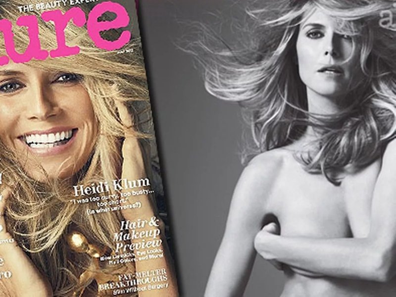 Хайди клум, Heidi klum magazine, Голая хайди клум