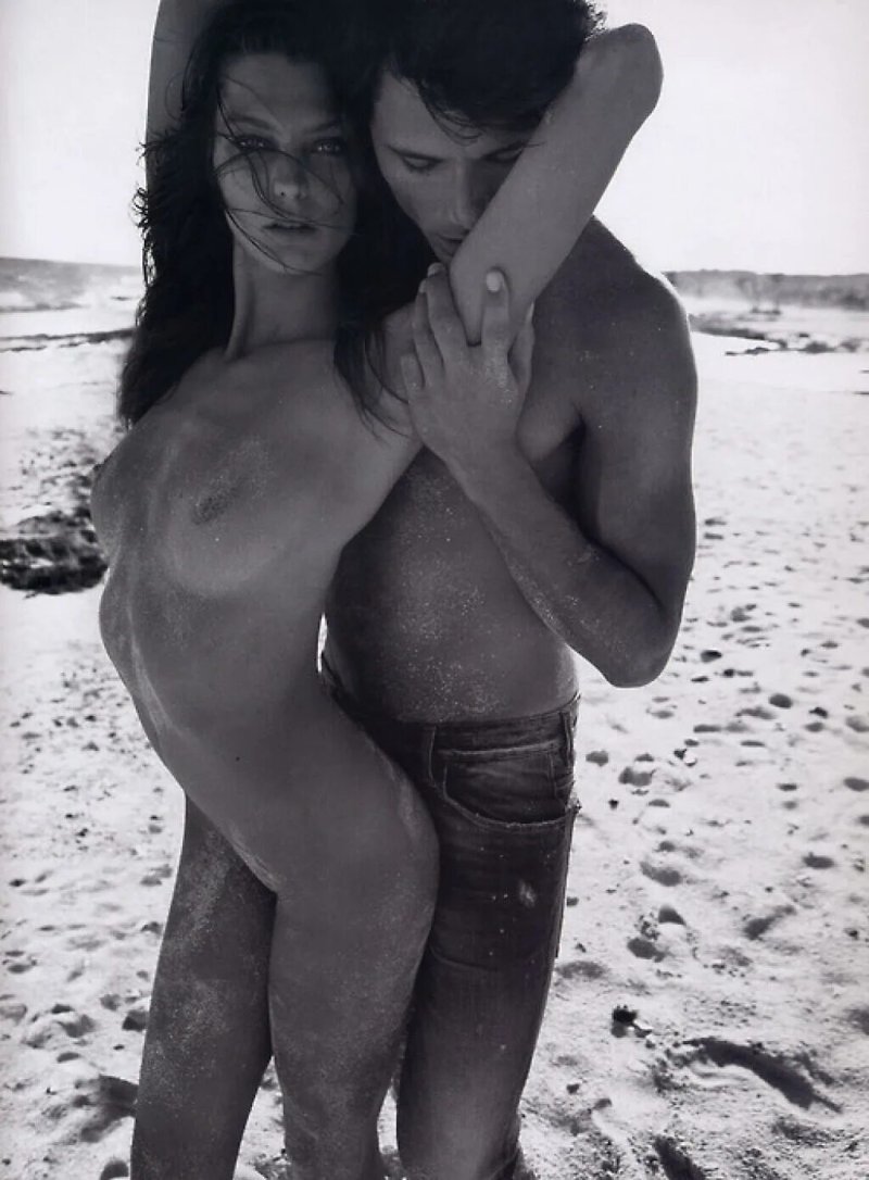 Ню фотосессия пары у моря, Пара ню, Модель дарья вербова nude