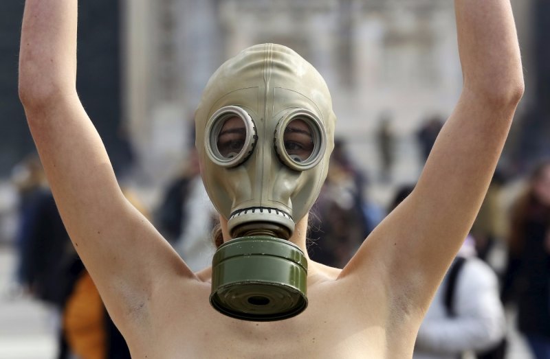 Противогаз, Женщина в противогазе, Девушка в противогазе
