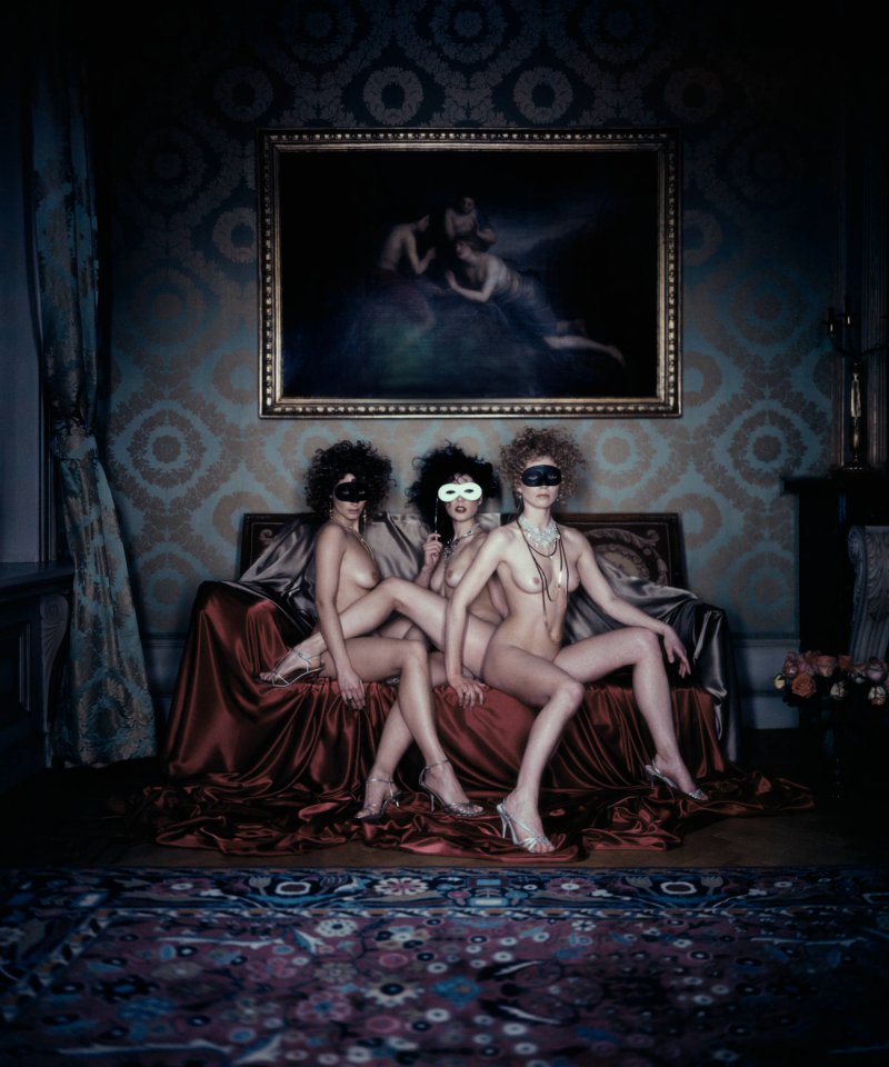 Фотографа марка шоу ню, Эротика ню, Итальянская живопись